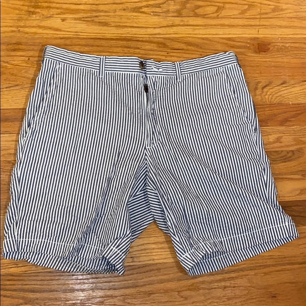 Striped shorts!